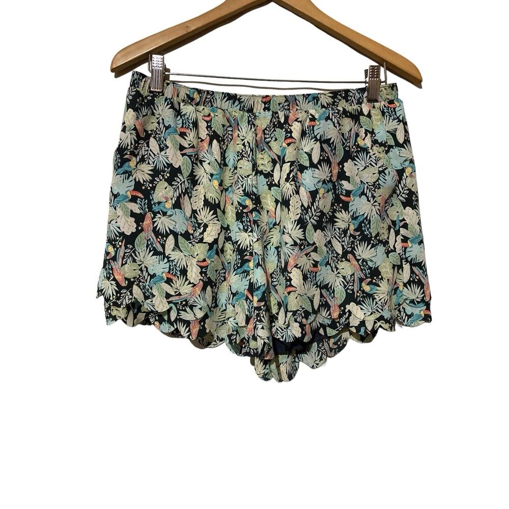Lauren Conrad LC Shorts MEDIUM Women’s Floral Pull On With Pockets Lightly lined